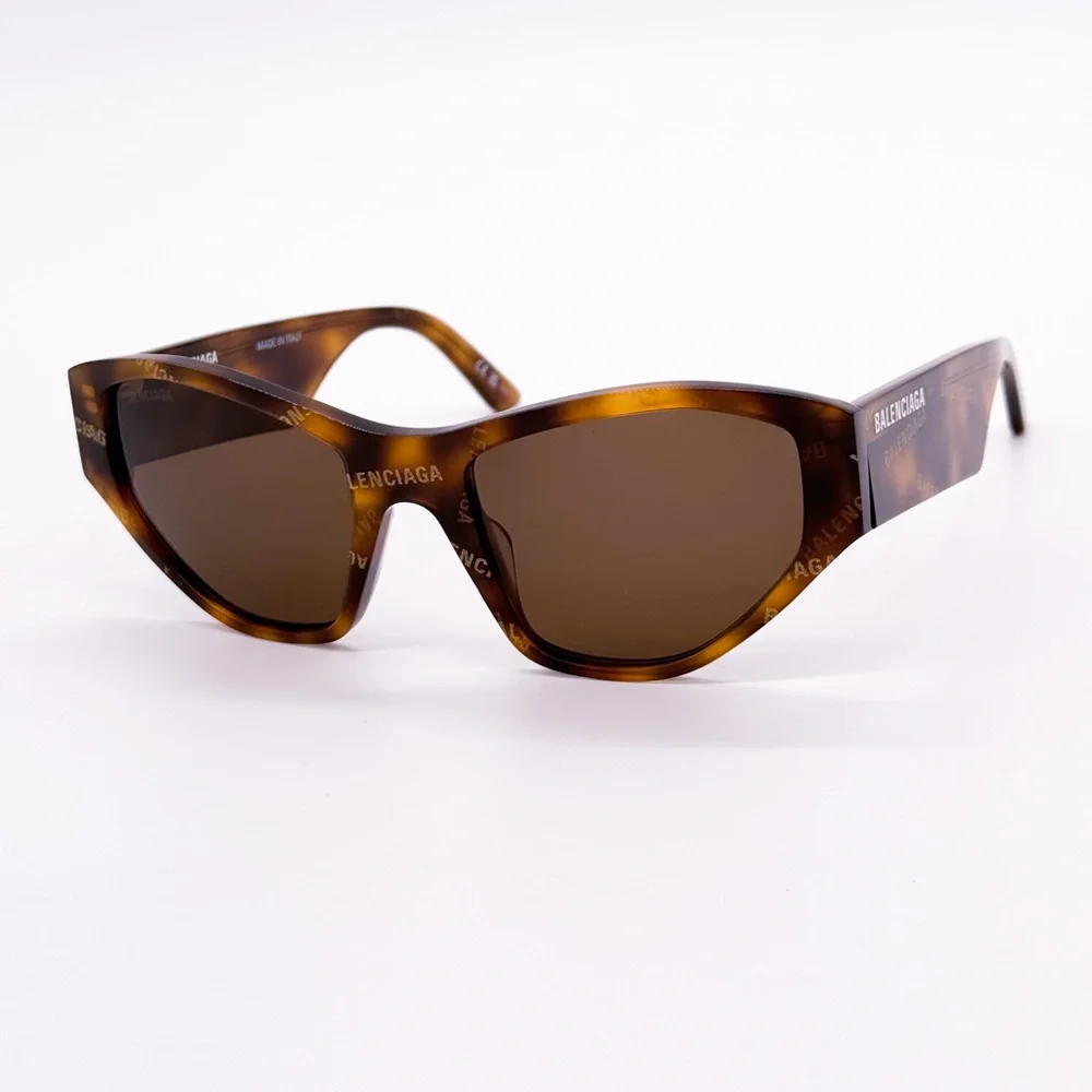 NEW BALENCIAGA BB0097S 003 BROWN WOMEN SUNGLASSES - Picture 2 of 11